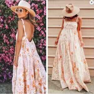 Free People Park Slope Maxi Dress in Light Combo